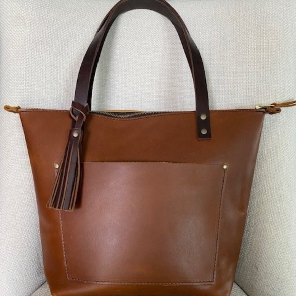 Portland Leather Goods Zipper Tote